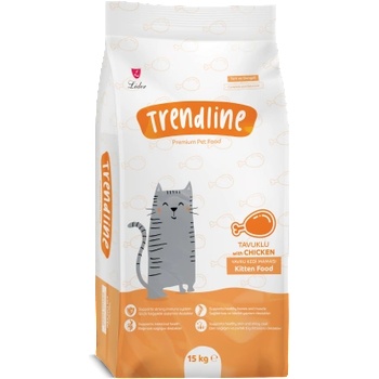 Lider Pet Food Chicken Kitten Food - Пълноценна храна за подрастващи котки от всички породи с пилешко 15 кг