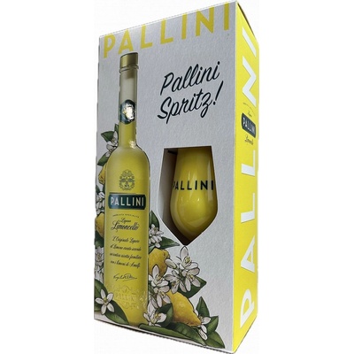 Pallini Limoncello 26% 0,5 l (dárkové balení 1 sklenice)