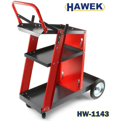Количка транспортна за заваръчни апарати до 60 кг, hawek hw-1143 (uni-011543)