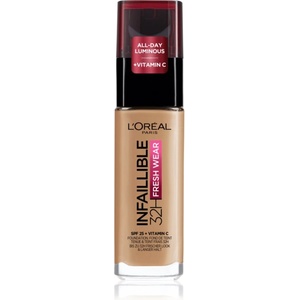 L'Oréal Infaillible 32H Fresh Wear дълготраен течен фон дьо тен цвят 235 Honey 30ml