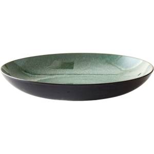 Bitz Зелена/черна глинена купа ø 40 cm Gastro Black/Green - Bitz (821188)