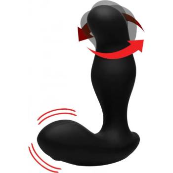 Alpha-Pro 7X P-GYRO Silicone Prostate Stimulator with Gyrating Shaft