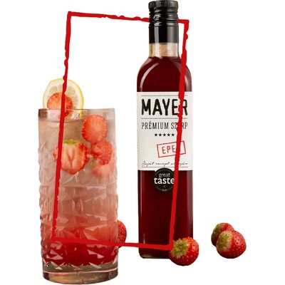 Mayer Sirup s jahodami 0,5 l