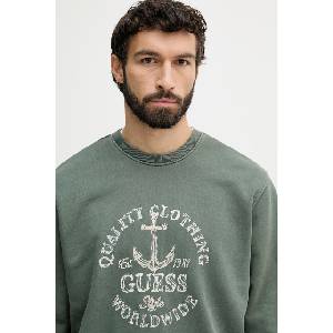 GUESS обикновен мъжки суичър от памук (M6GQ23.K3464)