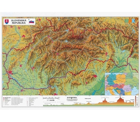 Mapa SR A3