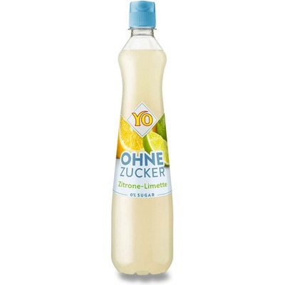 Yo ovocný sirup bez cukru citron a limetka 0,7 l