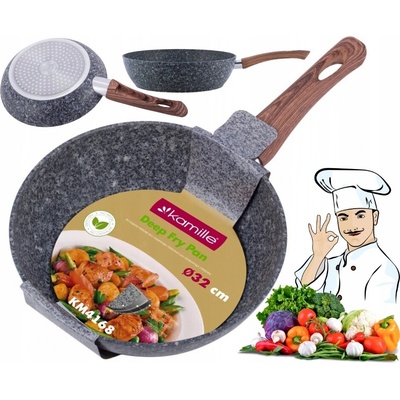 Kamille Tradiční pánev Venga granitová 32 cm