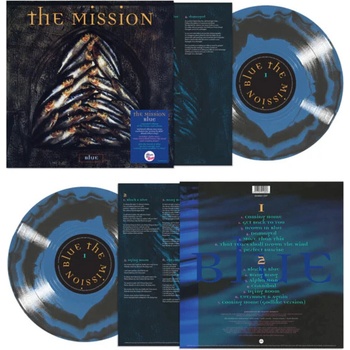 The Mission - Blue (Blue/Black Swirl Coloured) (LP) (5014797912823)