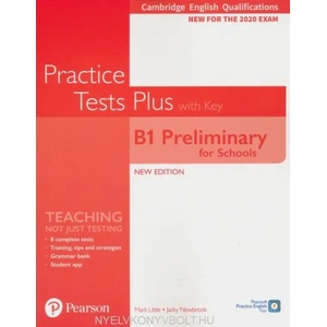 Cambridge English Qualifications: B1 Preliminary for Schools Practice Tests Plus with key | Jacky Newbrook (ISBN: 9781292282190)