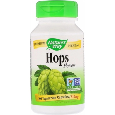 Nature's Way Hops Chmel 310 mg 100 rostlinných kapslí