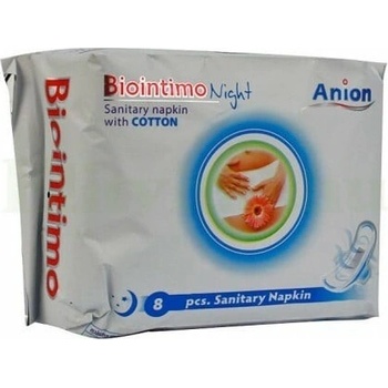 Biointimo Anion nočné hygienické vložky 8 ks