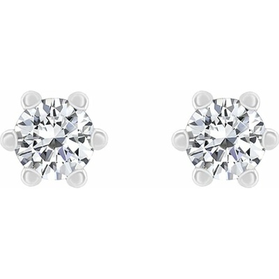 Eppi Žiarivé náušnice s 0.20ct diamantmi Ashra E34108