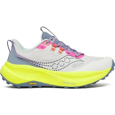 Saucony Дамски маратонки Saucony Women's Xodus Ultra 4 Trail running shoes - White / Citron - размер 37, 5 (EU) (123-2006-0514)
