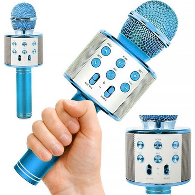 SOLEX Mikrofon ruční WS 858 BLUE Karaoke