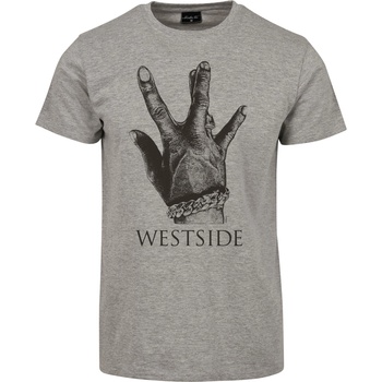 Mister Tee Тениска Westside Connection 2.0 Tee heather grey XXLUB-MT2516-00431 - Тъмносив, размер S