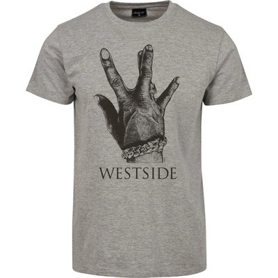 Mister Tee Тениска Westside Connection 2.0 Tee heather grey XXLUB-MT2516-00431 - Тъмносив, размер S