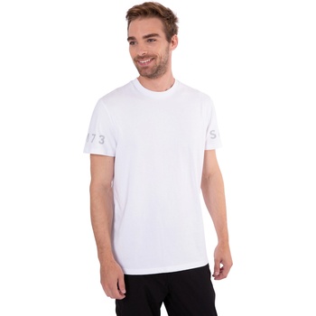 Sam 73 Бяла мъжка тениска с щампа SAM 73 Sam 73 | Byal | МЪЖЕ | S