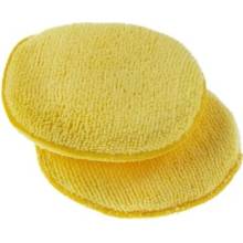 Monster Shine Yellow Round Microfibre Applicator