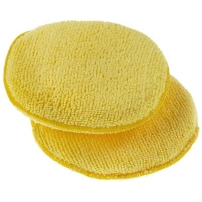 Monster Shine Yellow Round Microfibre Applicator