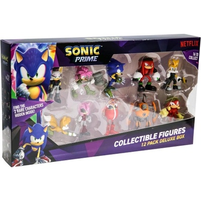 SEGA Фигурки Sonic Prime Collectible Figures пакет от 12 броя Deluxe Box, Вариант 2 (SON2080)