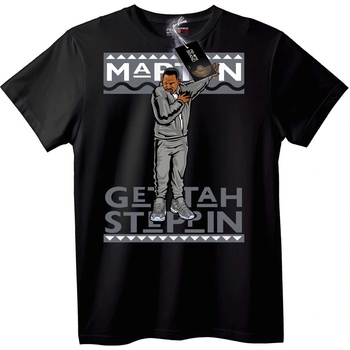 NOONEBRAND Тениска Мартин Гета Степин - 2XL, White