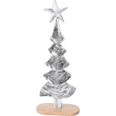 H&L Vánoční stříbrný stromek 35cm A98021560