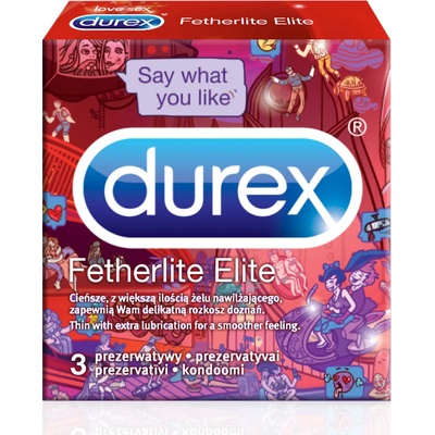 Durex Fetherlite Elite Emoji 3 pack - SALE exp. 07/2024