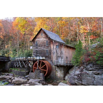 DIMEX ART Флизелинов фототапет изоставена къща 375 x 250 см