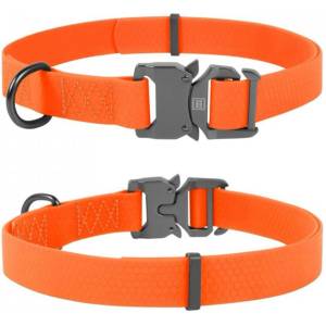COLLAR Водоустойчив нашийник wau dog - оранжеви 35-58 см / 25 мм