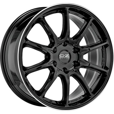 Oz Hyper XT 9x20 6x114.3 ET38 gloss black diamond lip