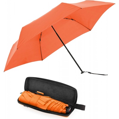 Knirps X4U ultra light slim lehký skládací deštník oranžový