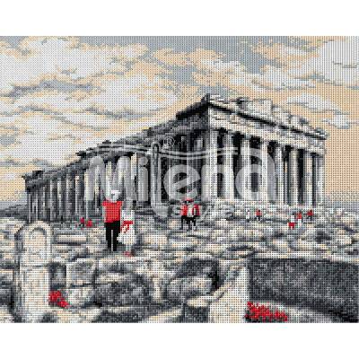 Milena Style Атина - гоблен със схема конци dmc 1: 1