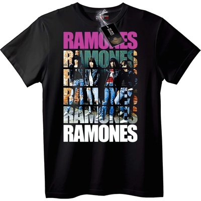 NOONEBRAND Тениска Ramones Лого - 7XL, White