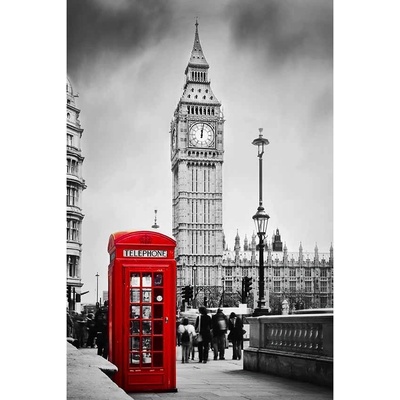 Ceduľa Londín - Big Ben mix