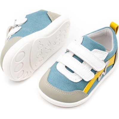 Garvalín detské barefoot tenisky pique indigo