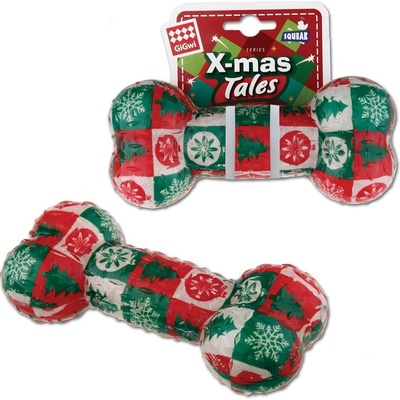 GiGwi Vianočná kosť 16 x 7 cm