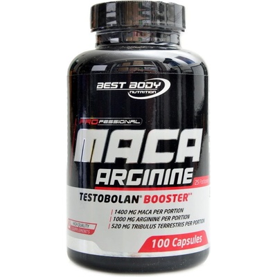 Best Body nutrition Professional Maca Arginine testobolan booster 100 kapslí