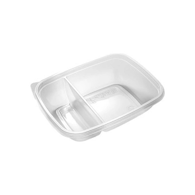 ECOFOL Plastová miska na jídlo PP 700ml 2-dílná transparentní bal/50 ks