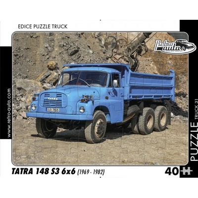 RETRO-AUTA TRUCK č.31 Tatra 148 6x6 1969 1982 40 dílků