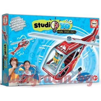 Image 1 of Educa 3D пъзел Educa 19187 - Хеликоптер (EDU19187)