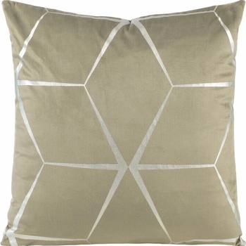 Takoy Zamatová BLINK 28 so striebornou geometrickou potlačou-HF-391038 45 x 45 cm