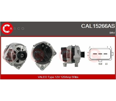 Generátor CASCO CAL15266AS