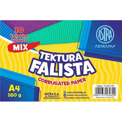 Vnlnitý kartón A4 10 ks mix barev
