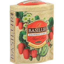 Basilur Black Strawberry Kiwi plech 100 g
