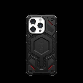 Urban Armor Gear Кейс UAG Monarch Pro за iPhone 15 Pro, съвместим с MagSafe, kevlar black (KXG0074490)