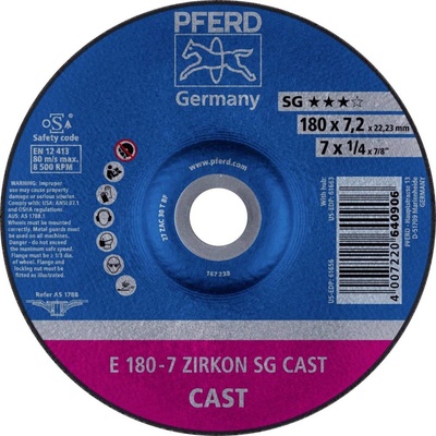 Pferd Brúsny kotúč lomený 180 x 22.23 mm 62217738 10 ks