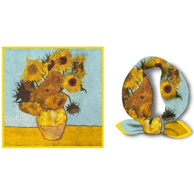 Bavlissimo šátek Van Gogh maluje obrazy Slunečnice