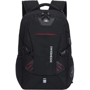 Picadili Раница за унисекс, Valther GT3747, USB порт, размер S, черна (GT3747)