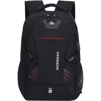 Picadili Раница за унисекс, Valther GT3747, USB порт, размер S, черна (GT3747)