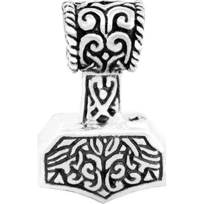 Stříbrný šperk Thorovo Kladivo - Black Raven Beads Ag 925/1000, 4 g